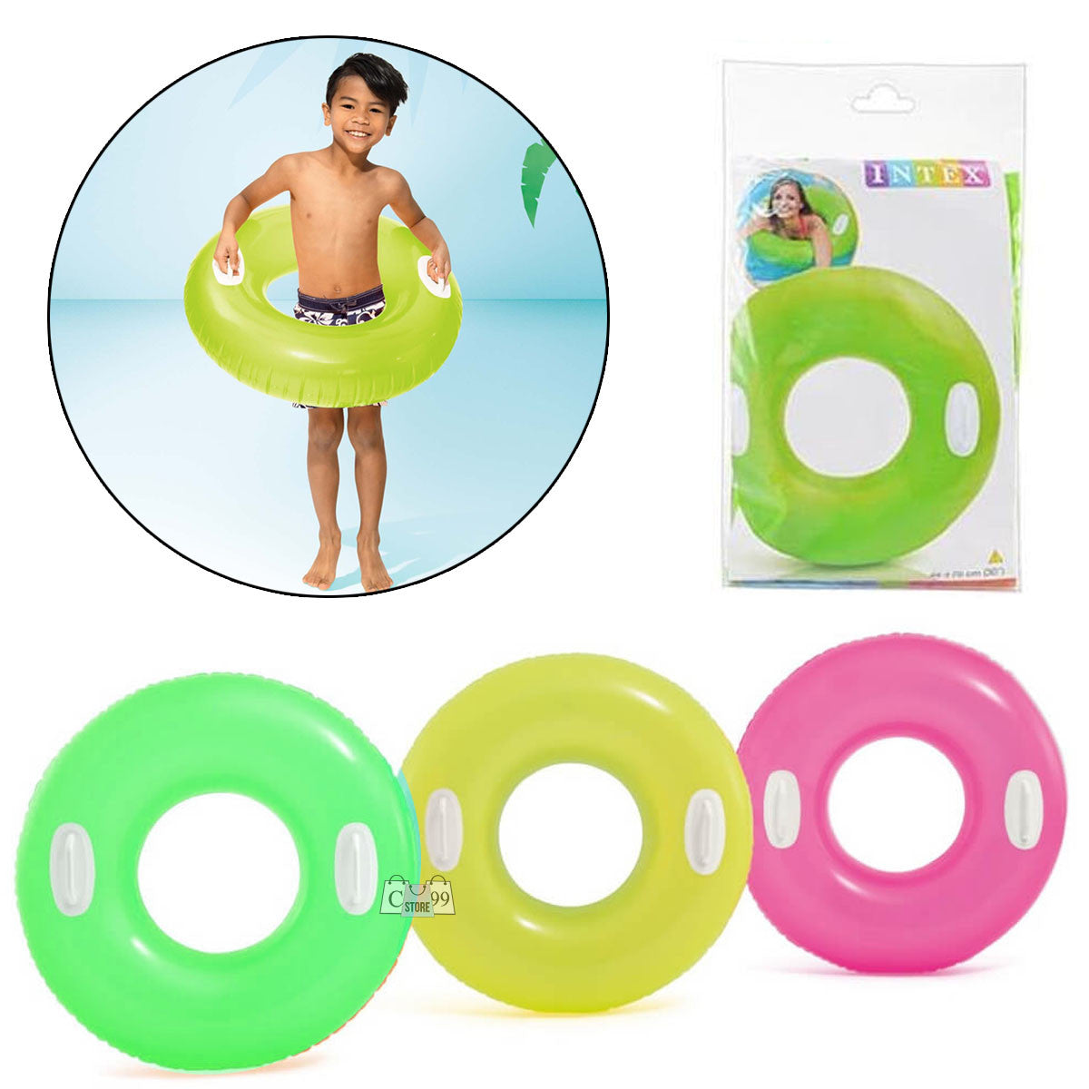 Flotador Para Niños Con Asas Intex 59258